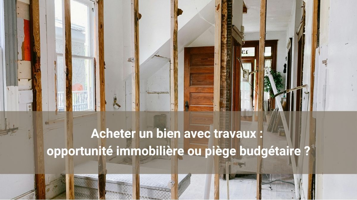 appartement avec des travaux en cours